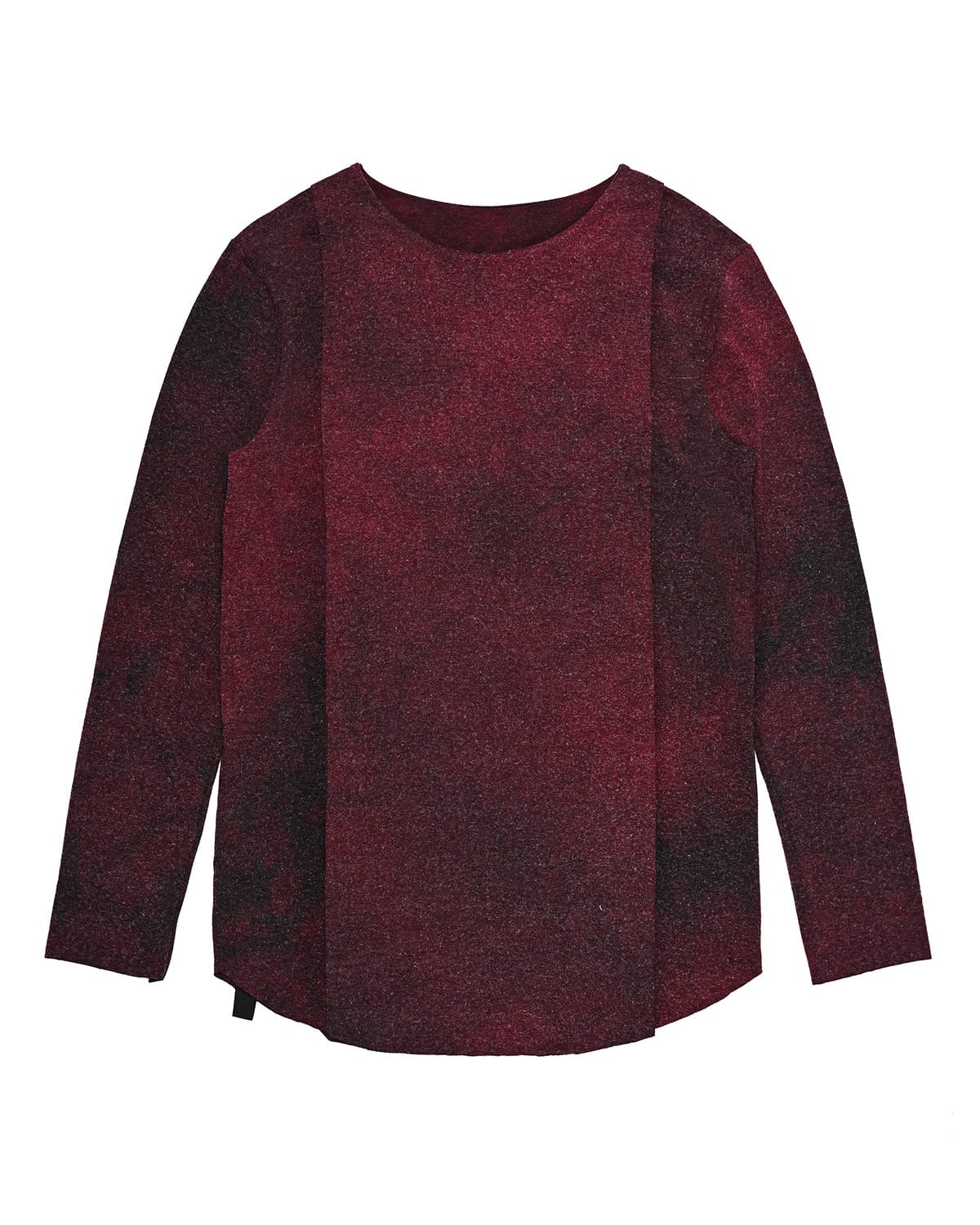 Layers Red Moss Cloud Dyed Top