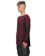 Layers Red Moss Cloud Dyed Top