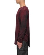 Layers Red Moss Cloud Dyed Top