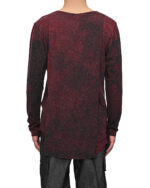 Layers Red Moss Cloud Dyed Top