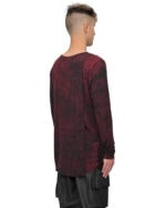 Layers Red Moss Cloud Dyed Top