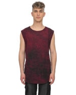Layers Red Moss Sleeveless T-Shirt