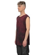 Layers Red Moss Sleeveless T-Shirt