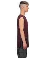 Layers Red Moss Sleeveless T-Shirt