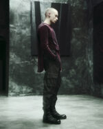 Layers Red Moss Cloud Dyed Top