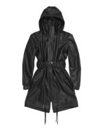 Construct Vegan Leather Cinched Parka