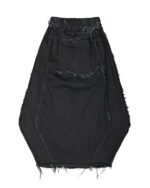 Hexa Denim Wash Volume Skirt