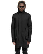 Black Denim Hexa High Parka