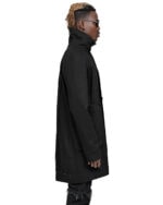 Black Denim Hexa High Parka