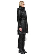 Construct Vegan Leather Cinched Parka