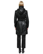 Construct Vegan Leather Cinched Parka