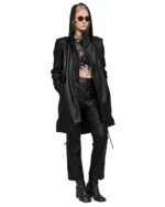 Construct Vegan Leather Cinched Parka