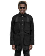 Denim Hexa Cargo Shirt Jacket