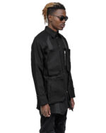 Denim Hexa Cargo Shirt Jacket