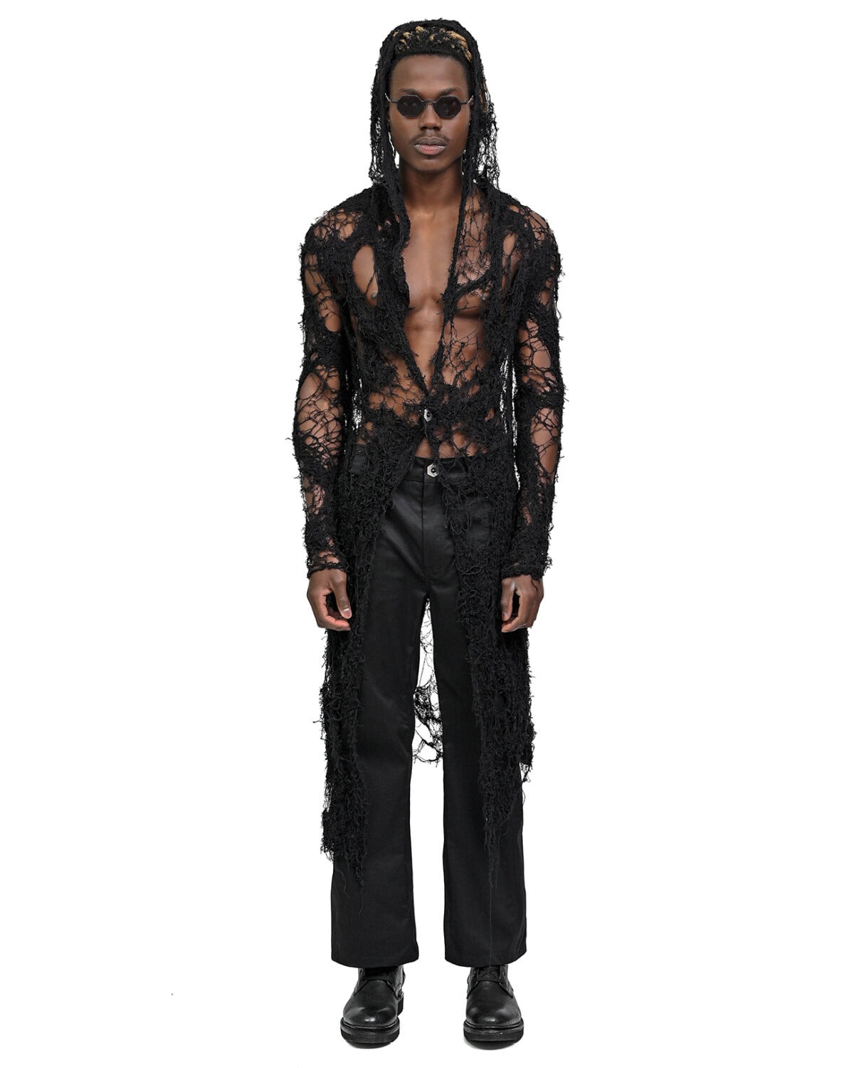 Fiber Bond Long Sheer Cardigan