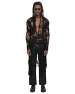 Fiber Bond Long Sheer Cardigan