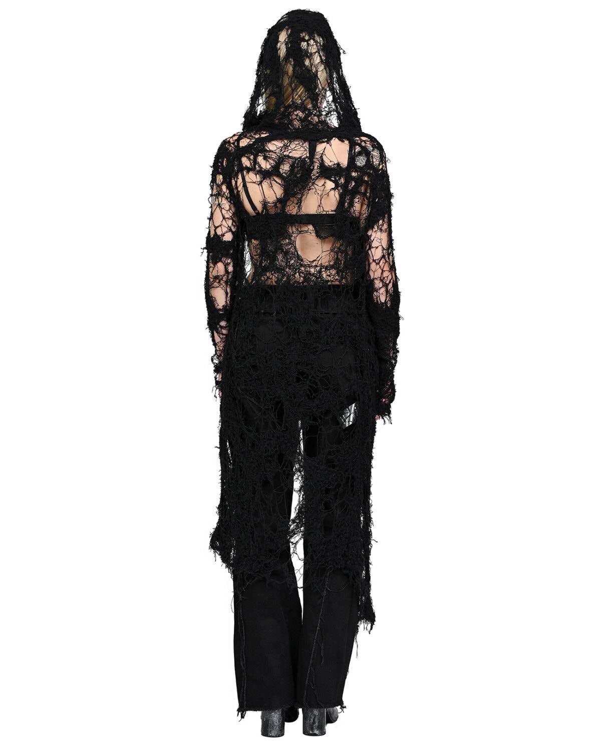 Fiber Bond Long Sheer Cardigan