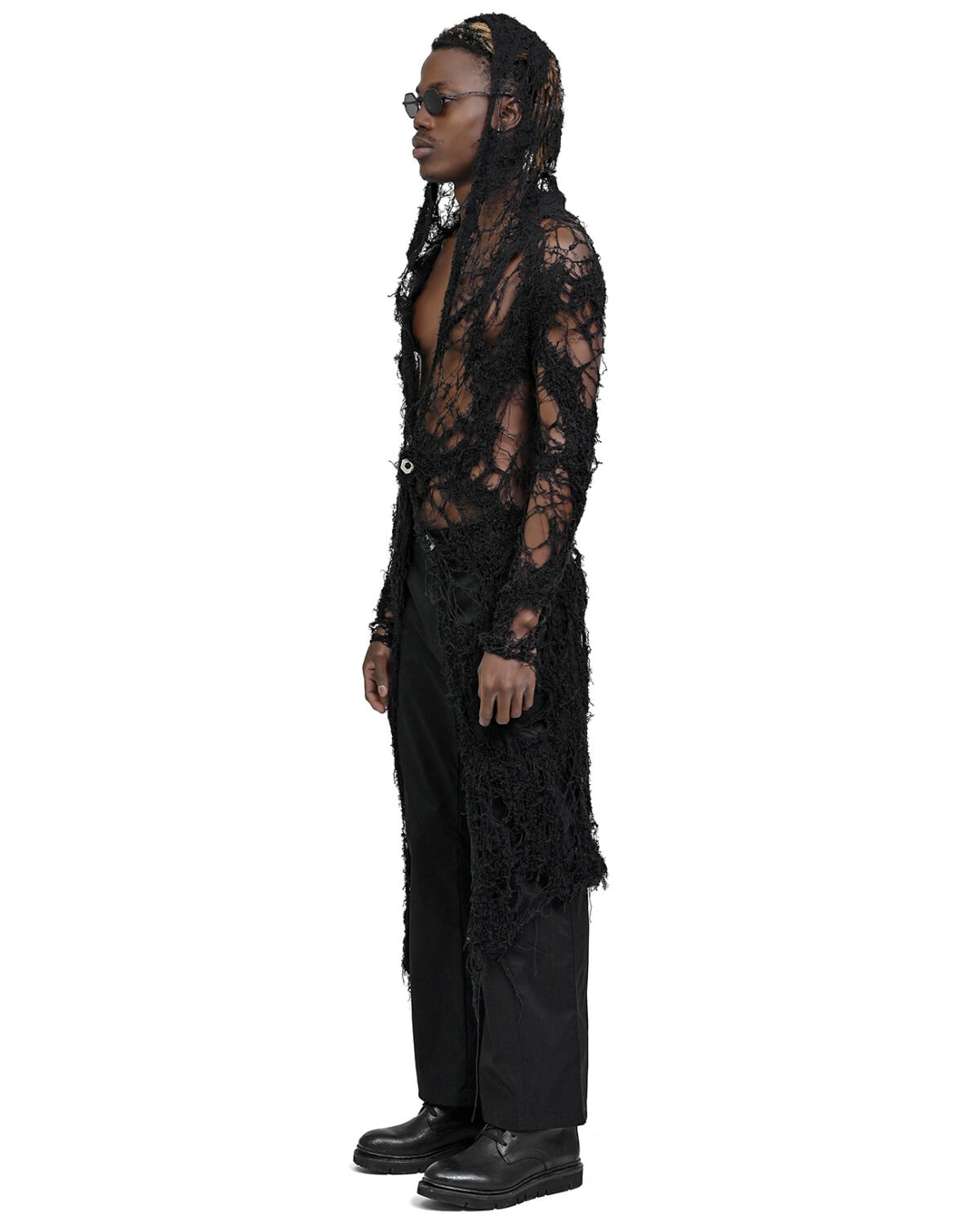 Fiber Bond Long Sheer Cardigan