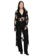 Fiber Bond Long Sheer Cardigan