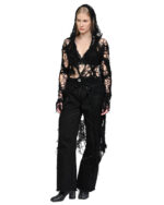 Fiber Bond Long Sheer Cardigan