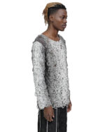 Fiber Bond Progress Grey Sweater