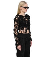 Fiber Bond Relativ Crop Sweater