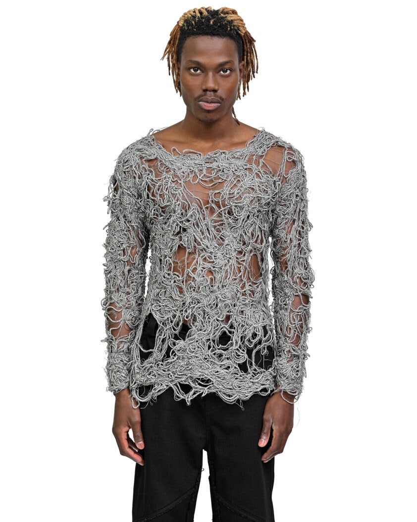 Fiber Bond Relativ Grey Sweater