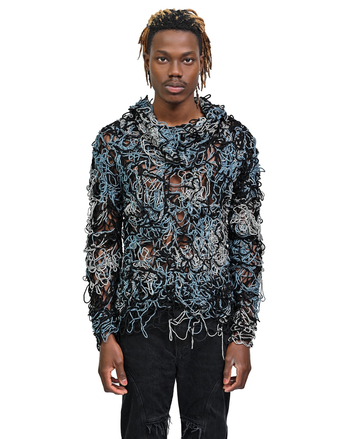 Fiber Bond Uranian Hood Sweater