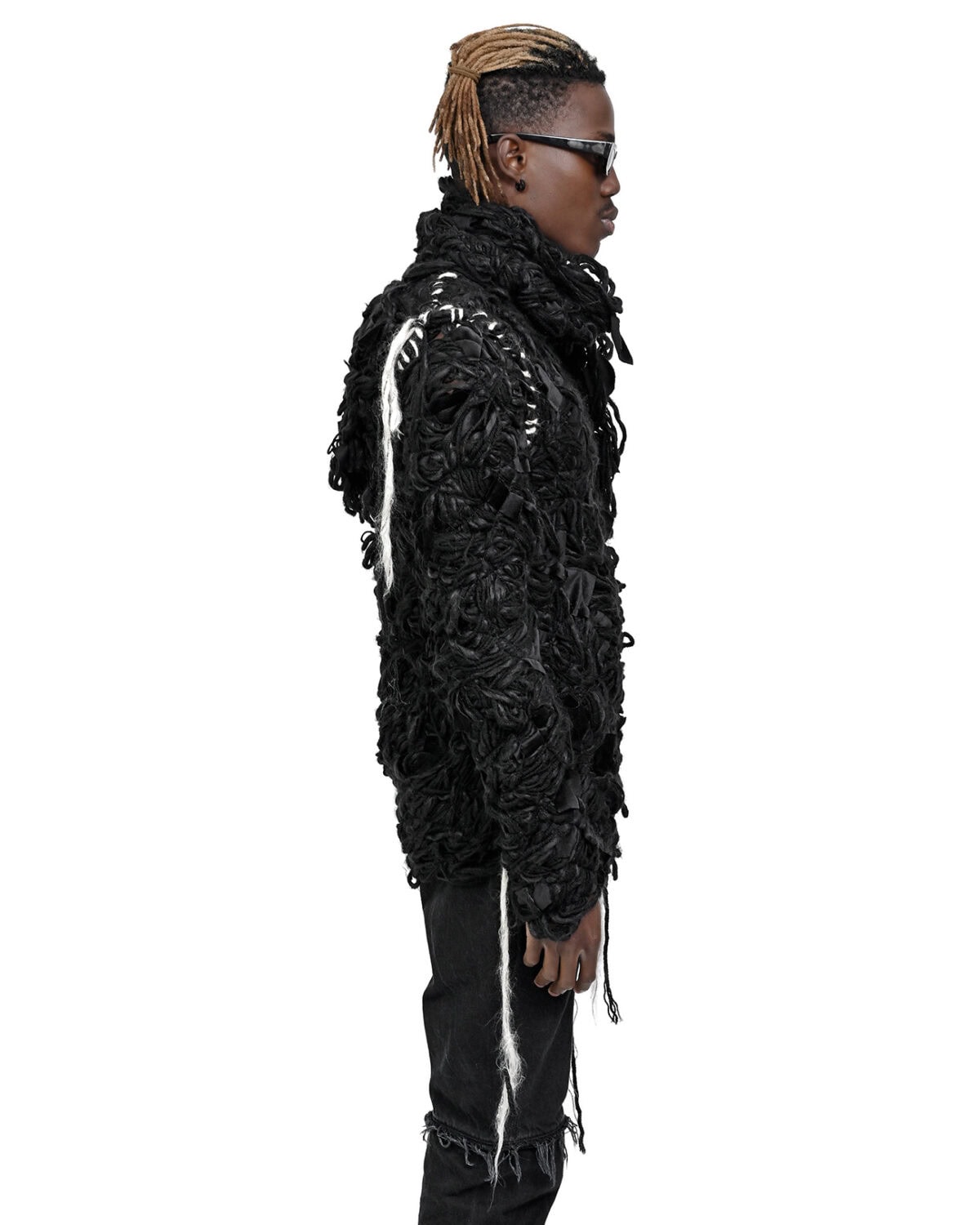 Fiber Bond Friction Wool Scarf Sweater