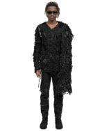 Fiber Bond Friction Wool Scarf Sweater