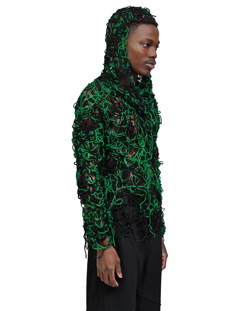 Fiber Bond Wrangle Hood Sweater