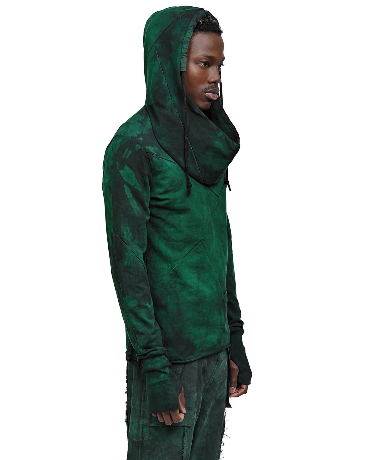 Cold Dyed Wrangle Hood Sweater