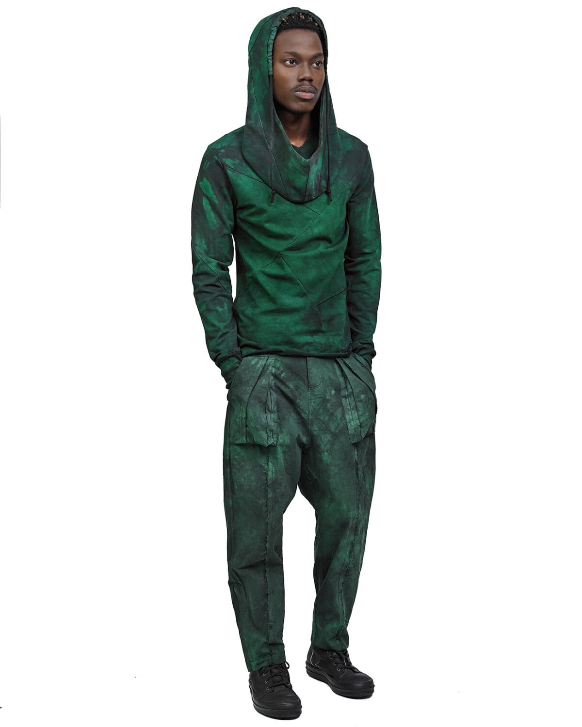 Cold Dyed Wrangle Hood Sweater