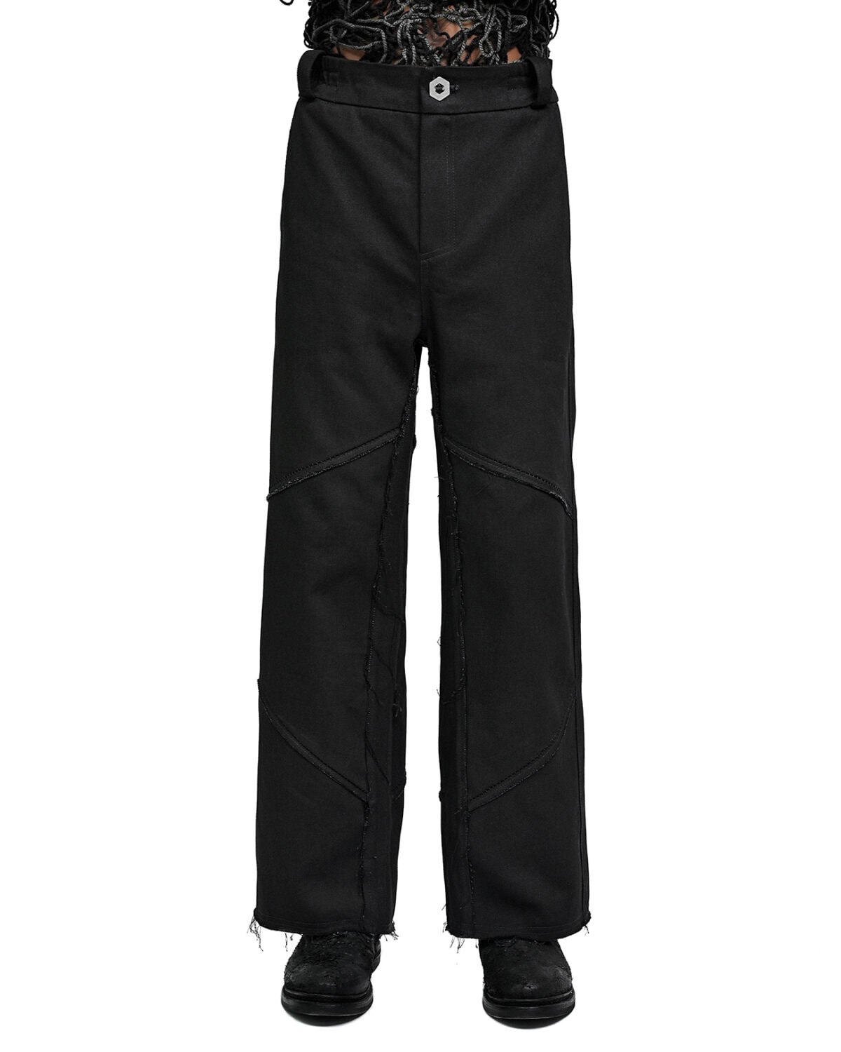 Hexa Flared Denim Trousers