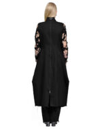 Hexa Long Layers Sleeveless Coat