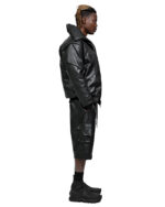 Leather Bomber Wool Insulate Jacket