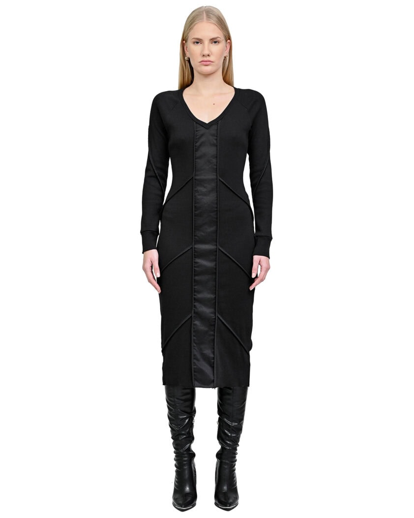 Particle Angled Long-sleeve Dress