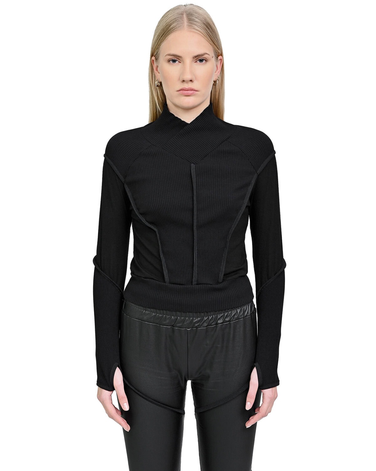 Particle Long Sleeve Angled Top