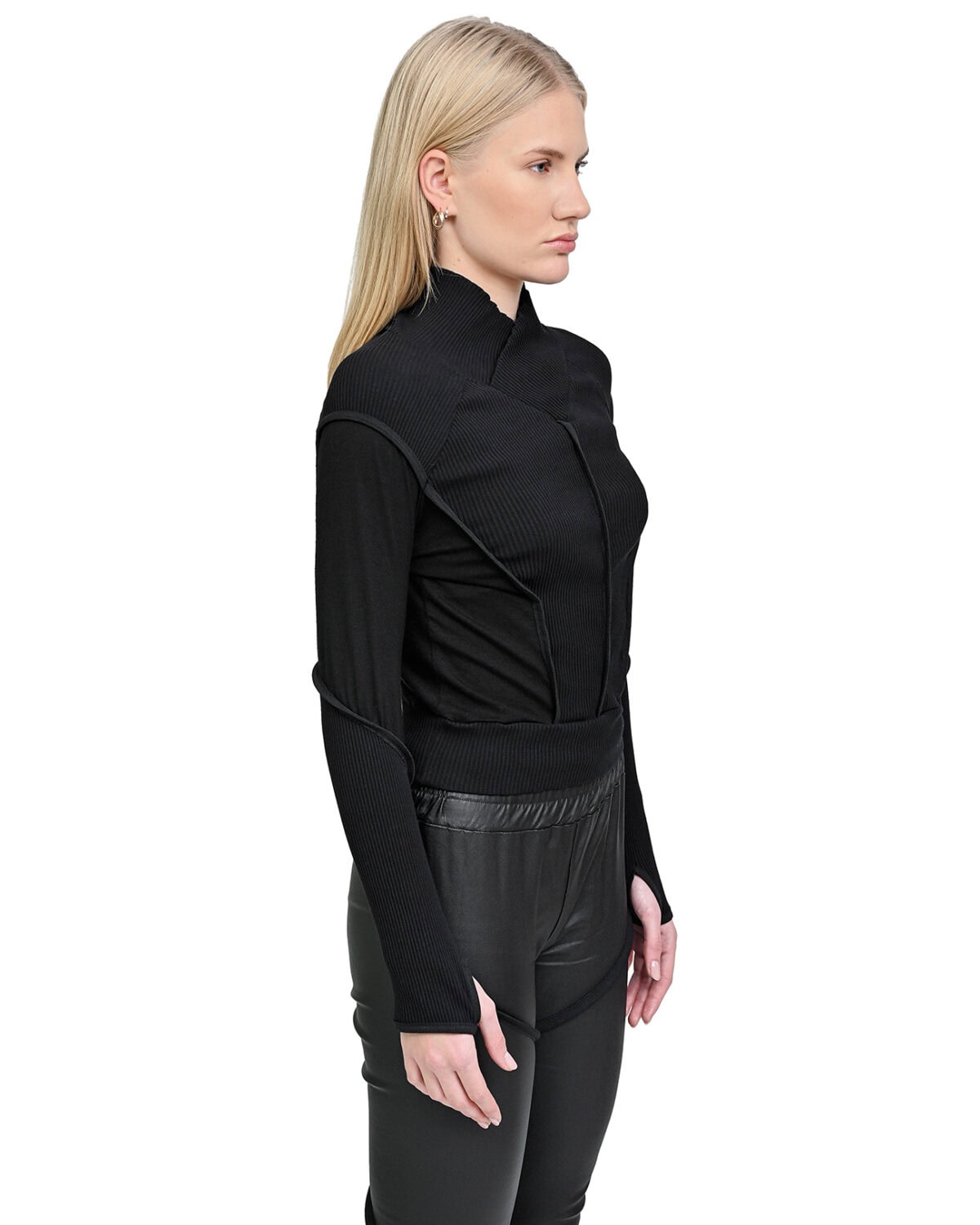 Particle Long Sleeve Angled Top