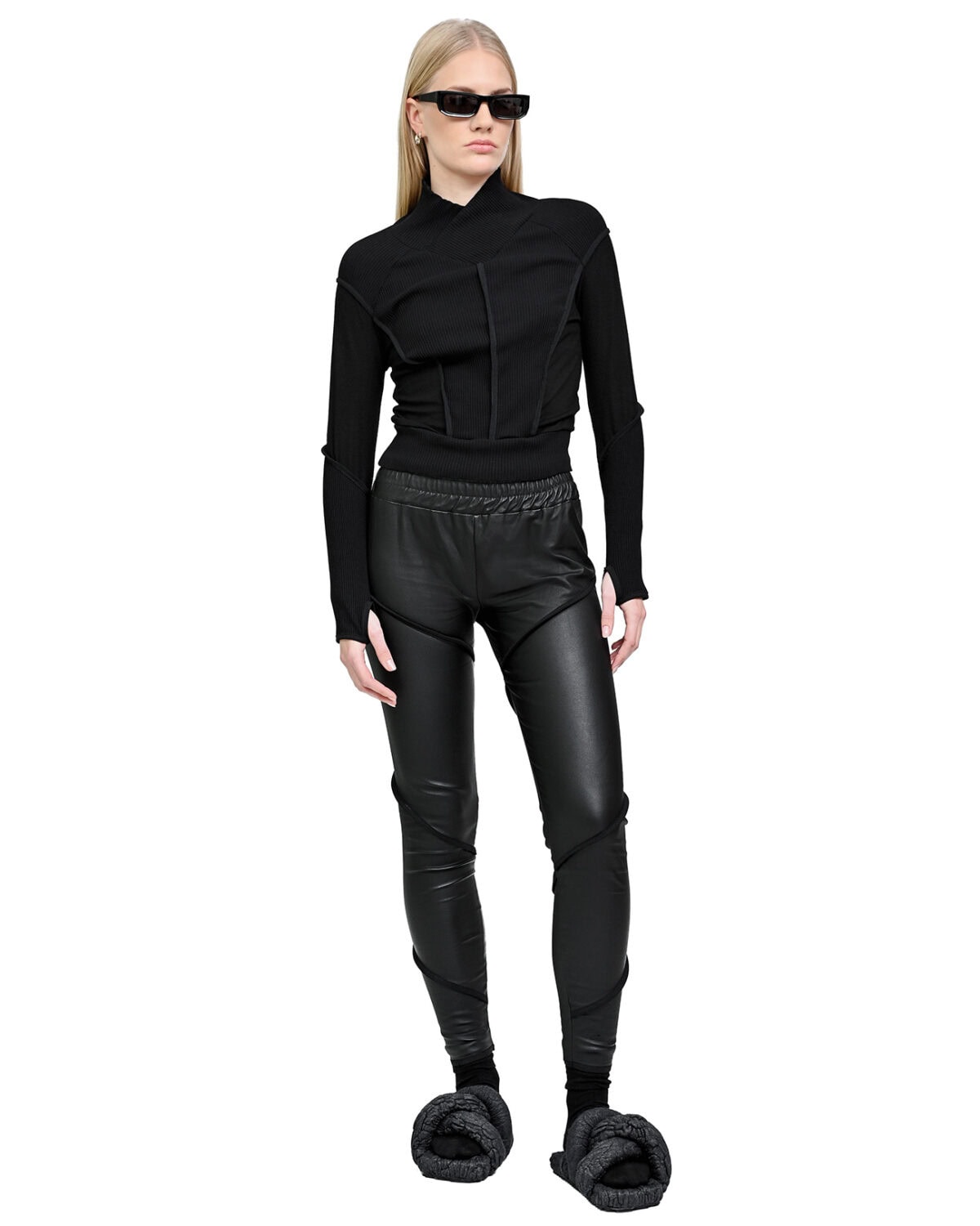 Particle Long Sleeve Angled Top