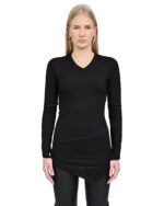 Particle Long Sleeve Asymmetric Top