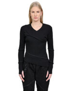 Particle Long Sleeve Ribbed Top