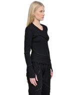 Particle Long Sleeve Ribbed Top