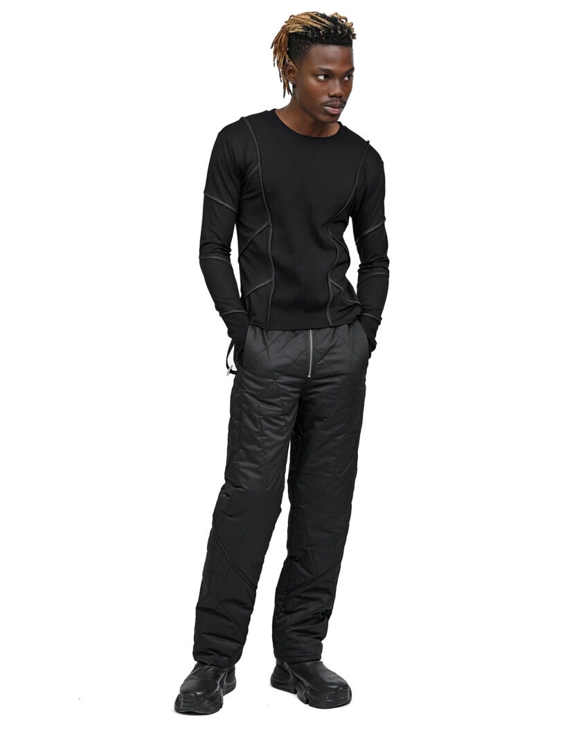 Particle Long Sleeve Angled Top