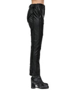 Particle Angle Cut Leather Pants
