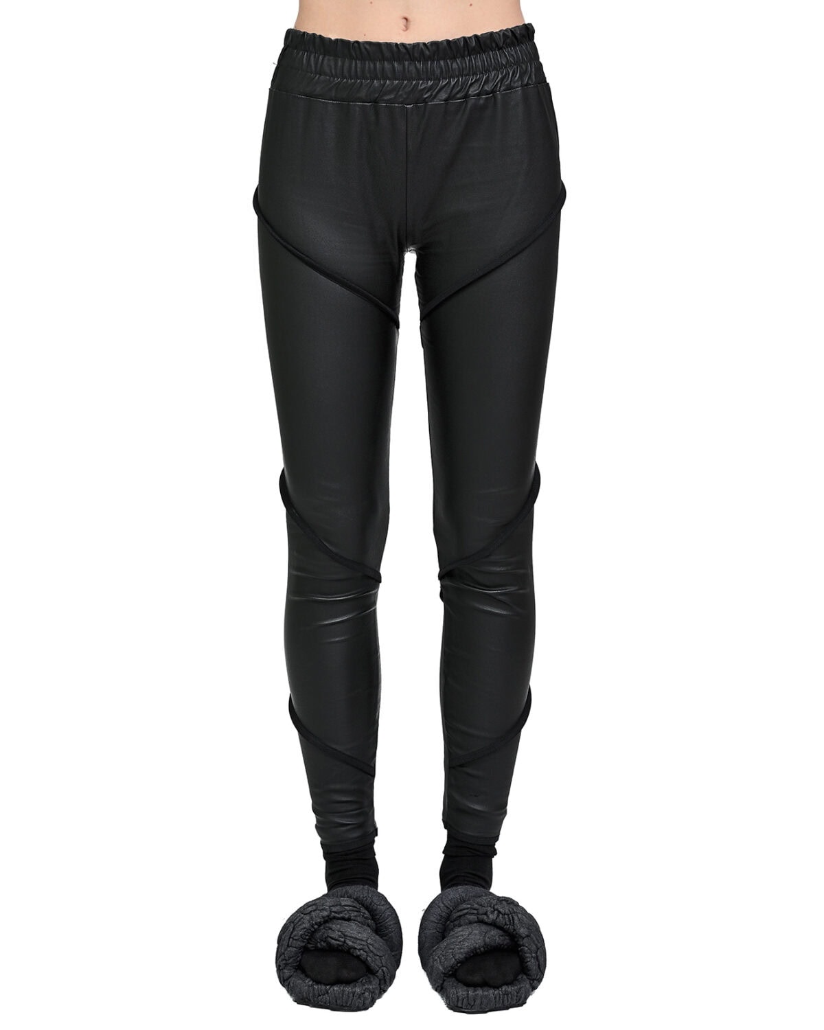 Particle Coated Legging Pants