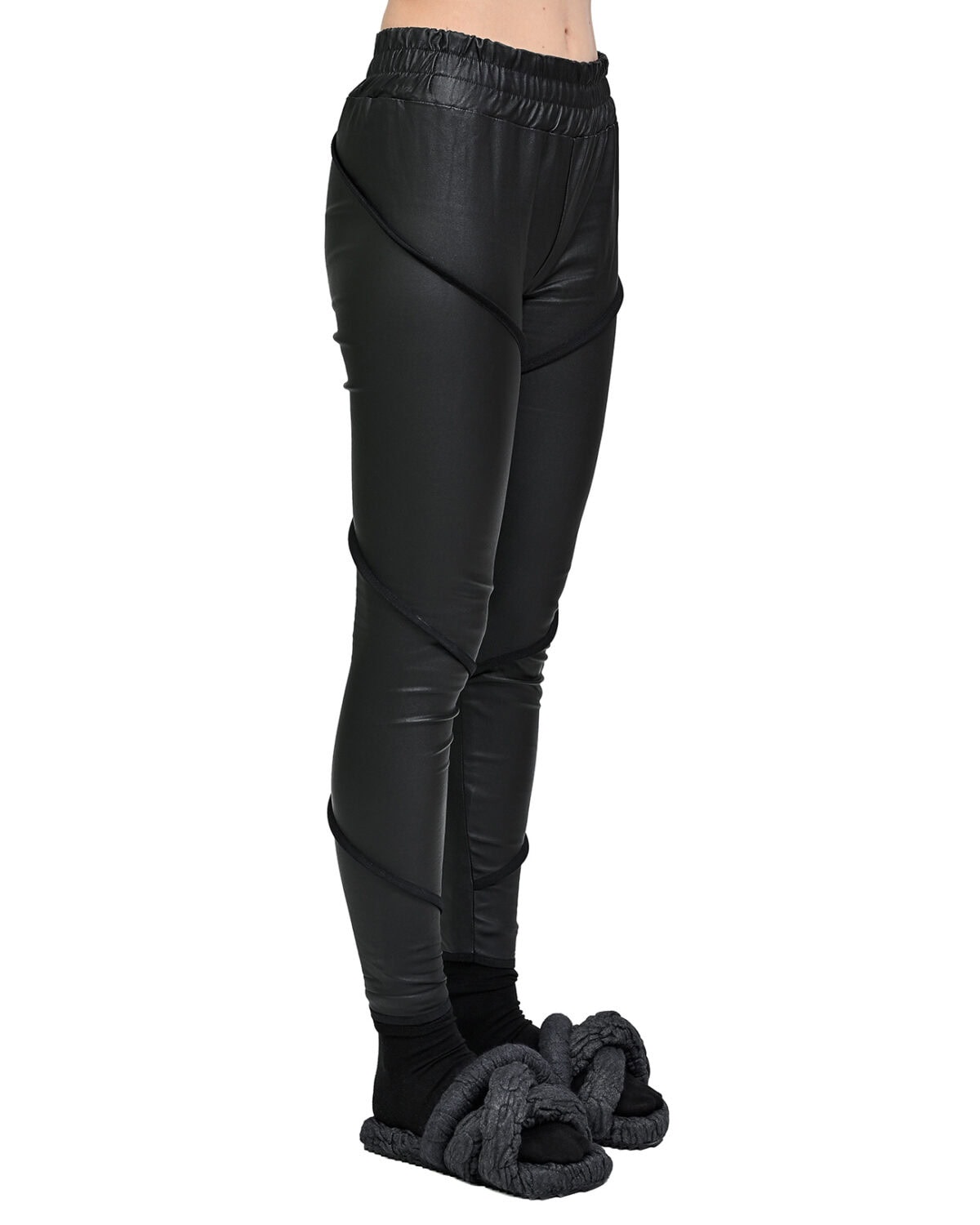 Particle Coated Legging Pants