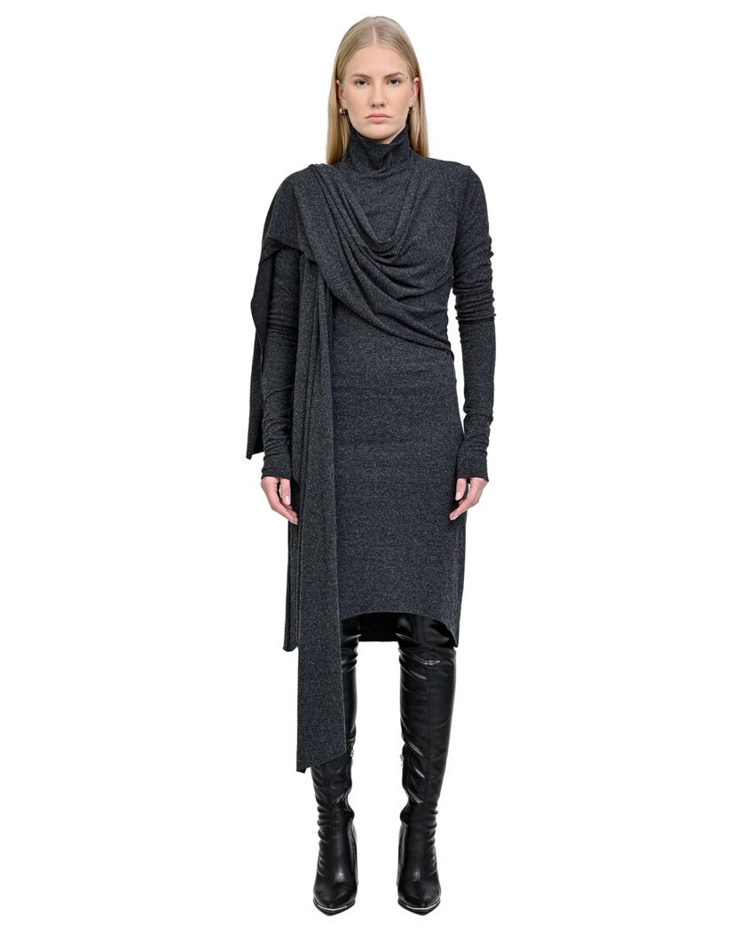 Sphere Draped Layers Dress