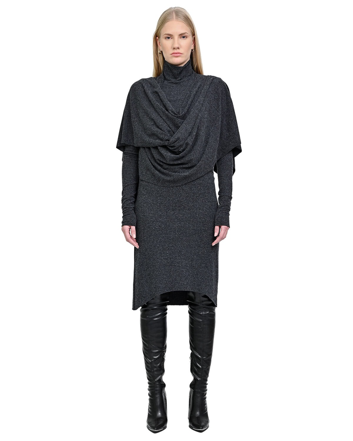 Sphere Draped Layers Dress
