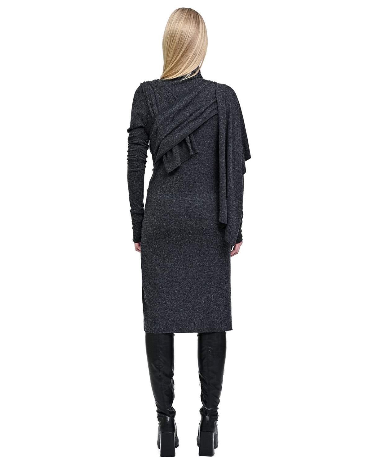 Sphere Draped Layers Dress